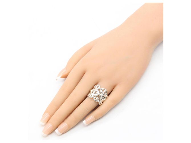 Hermès Hermes Chaine d'Ancre Enchainée Ring Silber - Ansicht 8