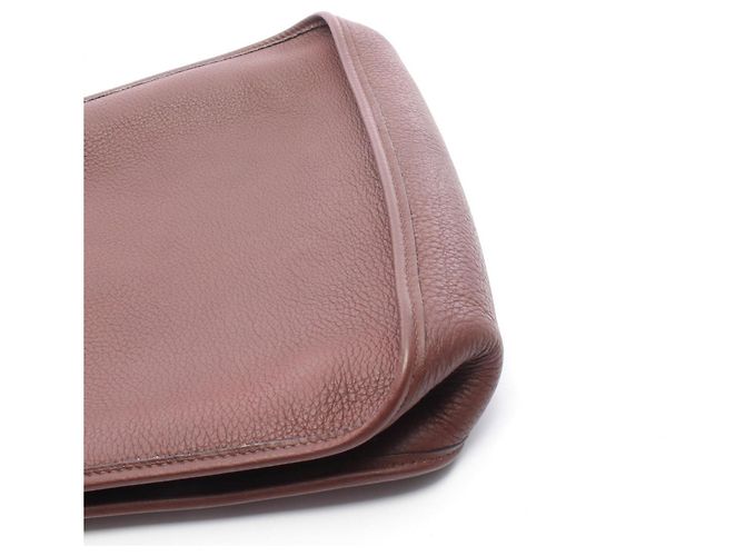 Hermès Borsa a tracolla Hermes Vespa PM Marrone - vista 6