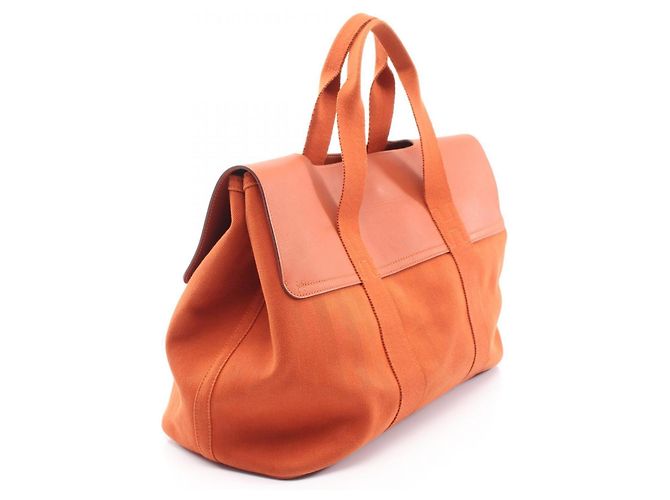 Hermès Hermes Valparaiso MM Potiron Handtasche Orange - Ansicht 2