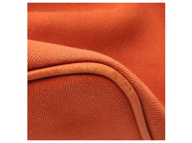 Hermès Hermes Valparaiso MM Potiron Handtasche Orange - Ansicht 6