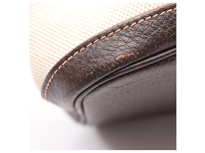 Hermès Hermes Garden Party PM Tote Bag Brown Cream - view 6