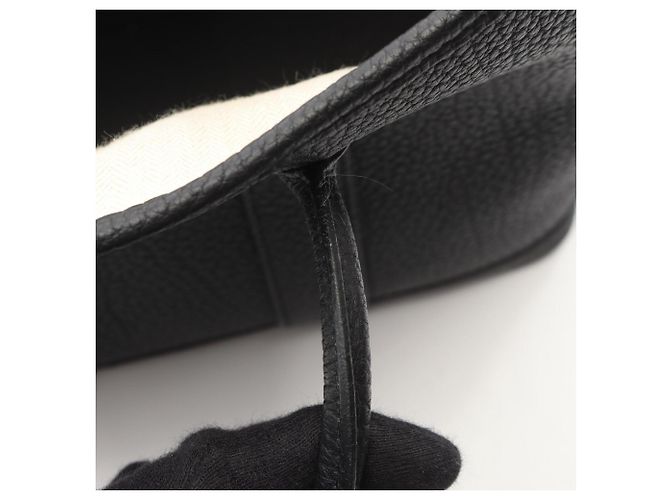 Hermès Borsa Tote Hermes Garden Party TPM Nero - vista 10