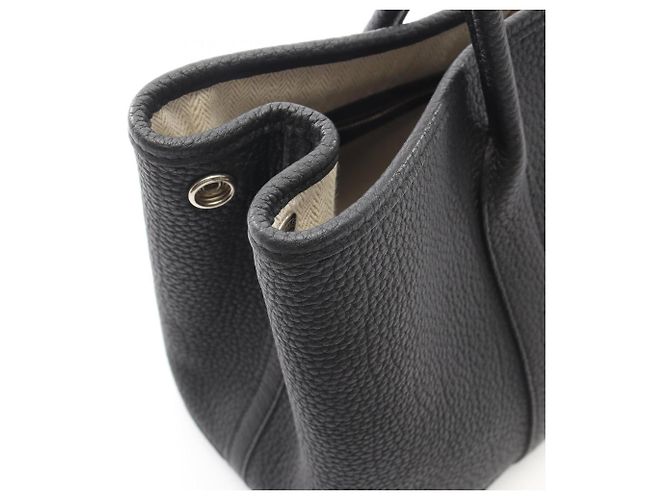 Hermès Borsa Tote Hermes Garden Party TPM Nero - vista 11