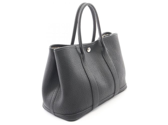 Hermès Borsa Tote Hermes Garden Party TPM Nero - vista 2