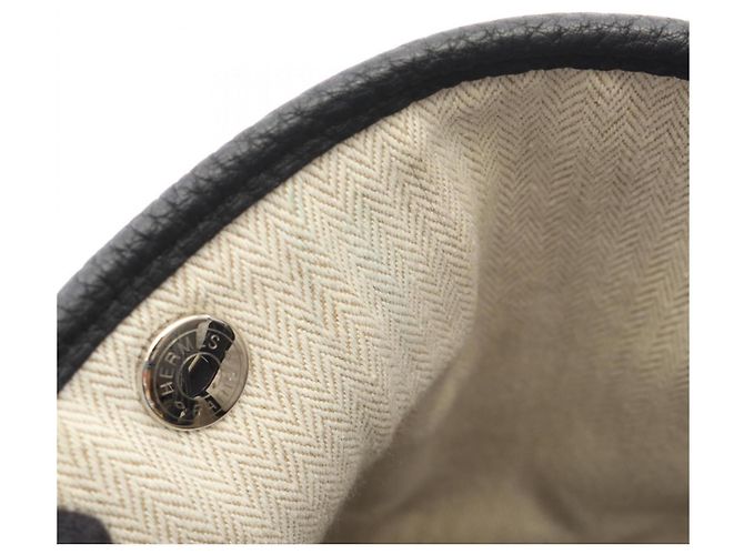 Hermès Borsa Tote Hermes Garden Party TPM Nero - vista 7