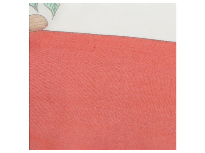 Hermès Sciarpa Hermes Carre 90 Muslin Pythagore Rosso Multicolore - vista 4