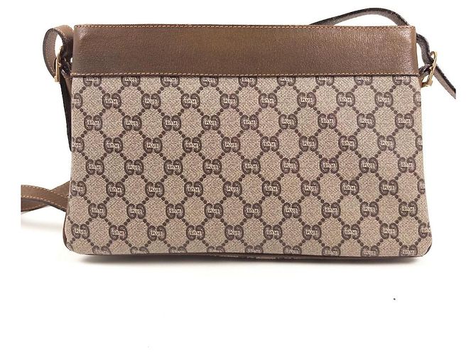 Borsa a tracolla Gucci Monogram GG Marrone - vista 3