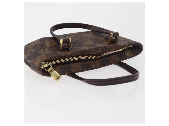 Louis Vuitton Manosque Pochette Damier Ebene GM Marrone - vista 7