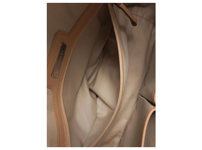 Burberry Borsa Tote Haymarket Check Beige - vista 3
