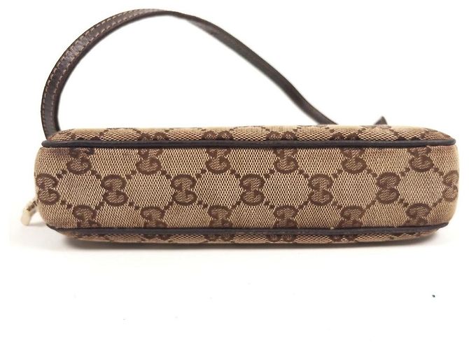 Borsa a tracolla in tela Monogram Gucci Marrone Monogramma - vista 12