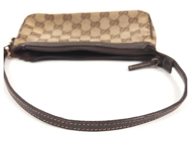 Borsa a tracolla in tela Monogram Gucci Marrone Monogramma - vista 4