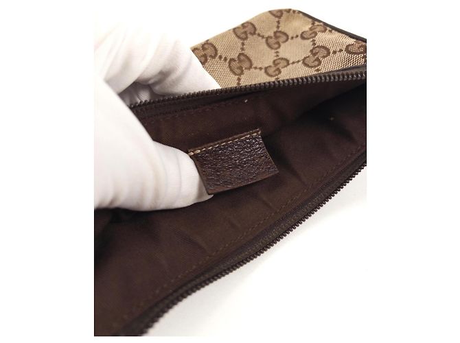 Borsa a tracolla in tela Monogram Gucci Marrone Monogramma - vista 7