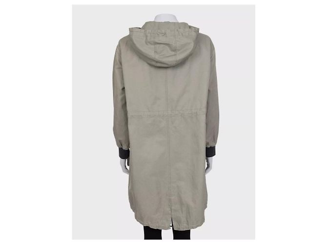 Abrigo con capucha verde Brunello Cucinelli - IT40/S De segunda mano - vista 3