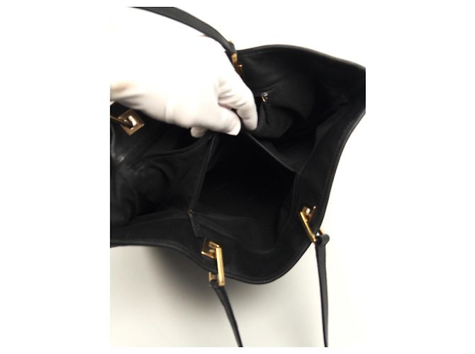 Gucci Borsa Tote GG Monogram Nero - vista 3