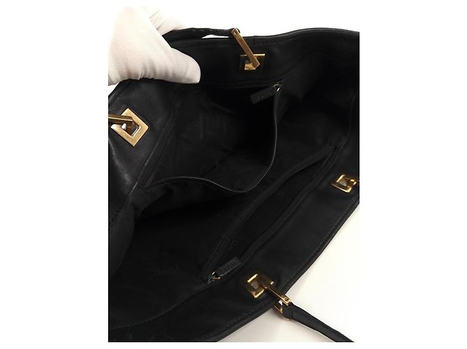 Gucci Borsa Tote GG Monogram Nero - vista 4