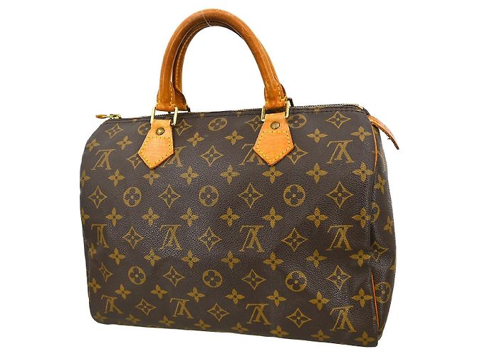 Borsa Louis Vuitton Speedy Monogram Canvas 30 Marrone - vista 2