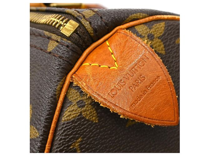 Borsa Louis Vuitton Speedy Monogram Canvas 30 Marrone - vista 7