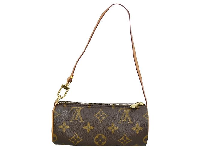 Louis Vuitton Papillon Pochette Monogram Canvas Mini Marrom - vista 2