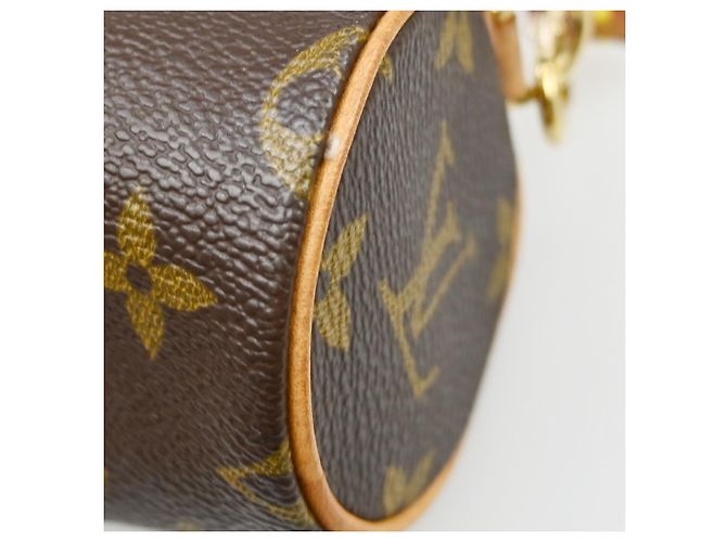 Louis Vuitton Papillon Pochette Monogram Canvas Mini Marrom - vista 7