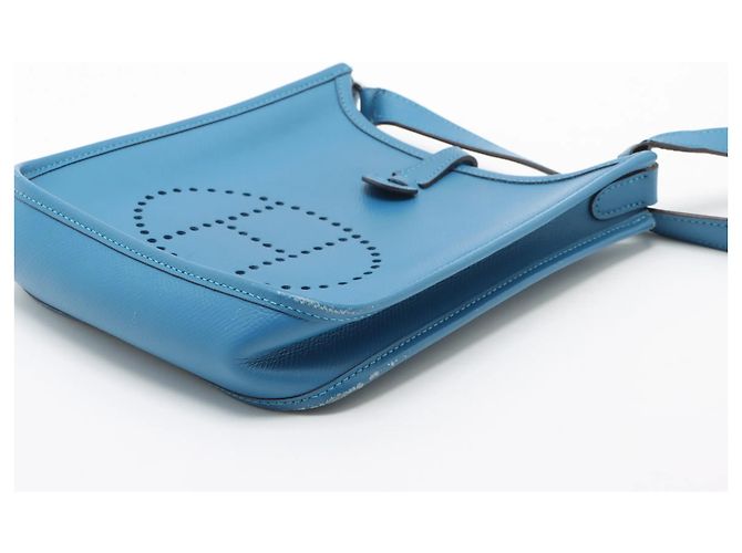 Hermès Borsa Hermes Evelyne Gen III Clemence TGM Argento - vista 3