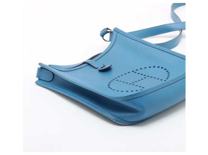 Hermès Borsa Hermes Evelyne Gen III Clemence TGM Argento - vista 4