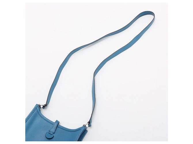 Hermès Borsa Hermes Evelyne Gen III Clemence TGM Argento - vista 5