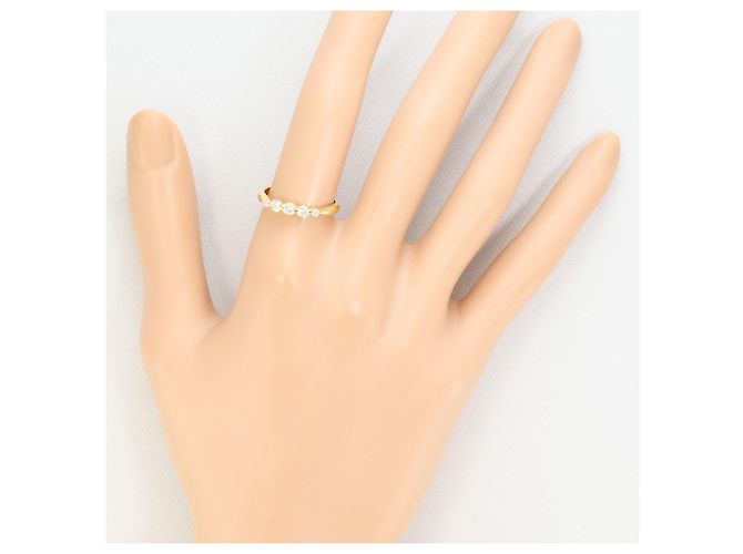 Autre Marque 18K Gelbgold-Ring mit 0,30ct Diamant Golden - Ansicht 5