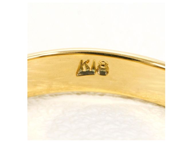 Autre Marque 18K Gelbgold-Ring mit Diamant Golden - Ansicht 4