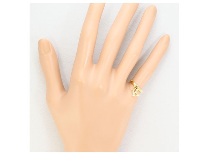Autre Marque 18K Gelbgold-Ring mit Diamant Golden - Ansicht 5