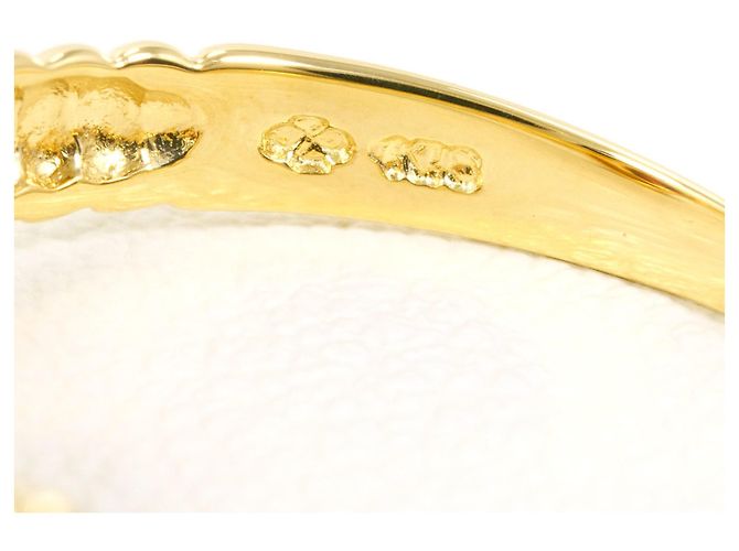 Autre Marque 18K Gelbgold-Ring mit Granat Golden - Ansicht 4