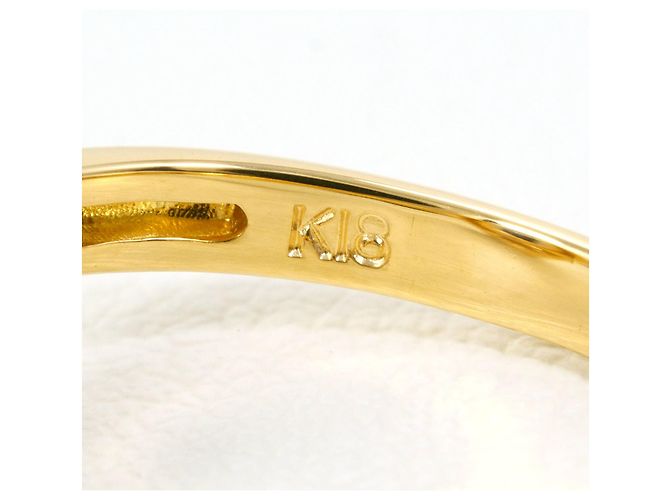 Autre Marque 18K Gelbgold-Ring mit Diamant Golden - Ansicht 4