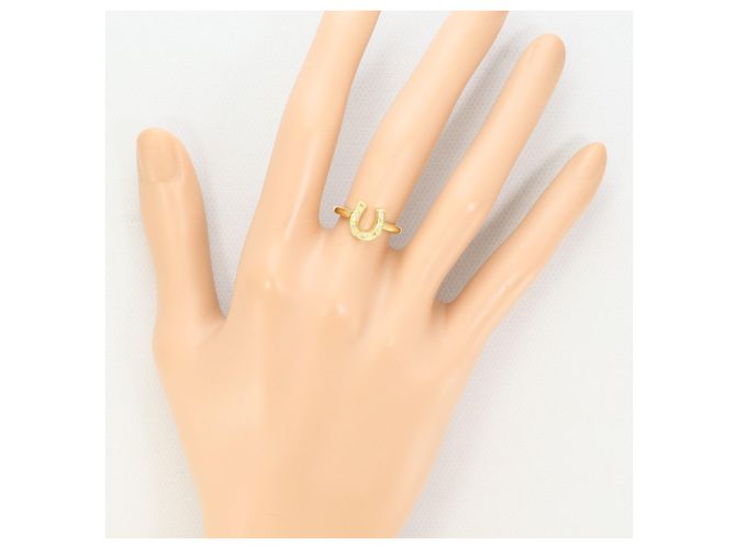 Autre Marque 18K Gelbgold-Ring mit Diamant Golden - Ansicht 5