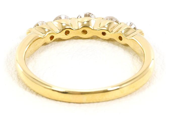 Autre Marque 18K Gelbgold-Ring mit Diamant Golden - Ansicht 3