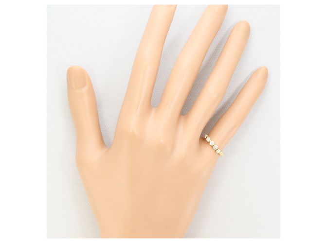 Autre Marque 18K Gelbgold-Ring mit Diamant Golden - Ansicht 5