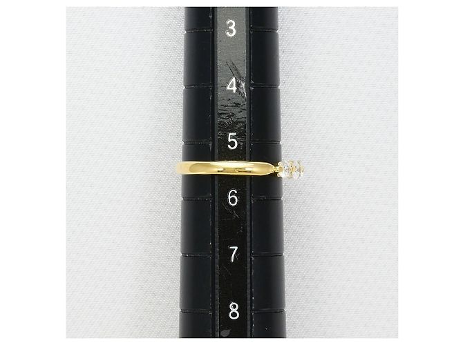 Autre Marque 18K Gelbgold-Ring mit Diamant Golden - Ansicht 6
