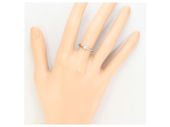 Autre Marque 18K Weißgold-Ring mit Diamant Golden - Ansicht 6