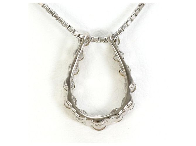 Autre Marque Collana in oro bianco 18K con diamante marrone D'oro - vista 3