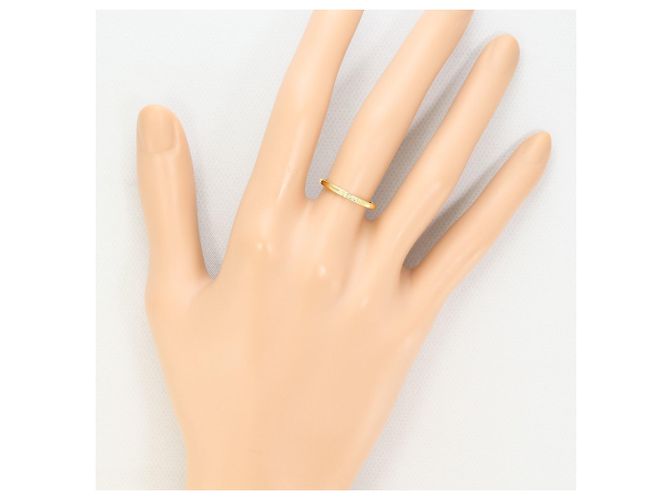 Autre Marque 18K Gelbgold-Ring mit Diamant Golden - Ansicht 5