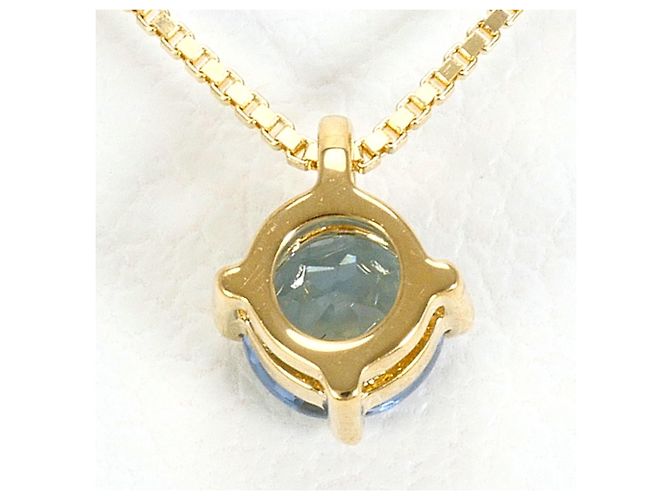 Autre Marque Collana in oro giallo 18K con acquamarina D'oro - vista 3