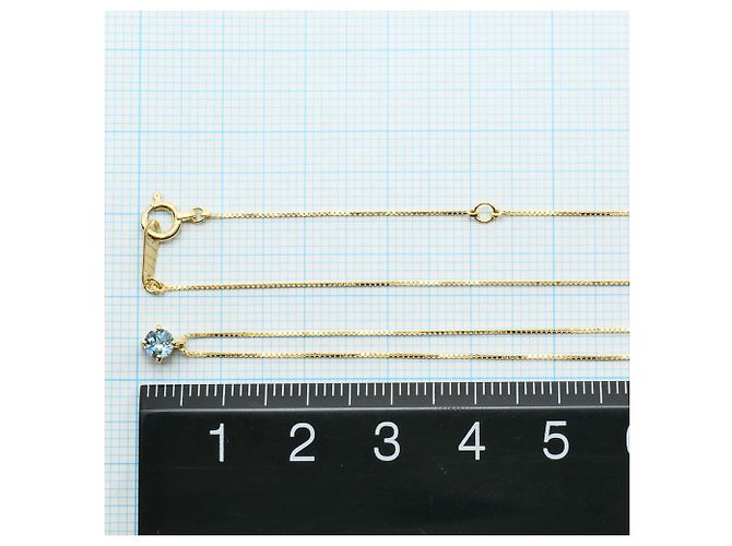 Autre Marque Collana in oro giallo 18K con acquamarina D'oro - vista 4