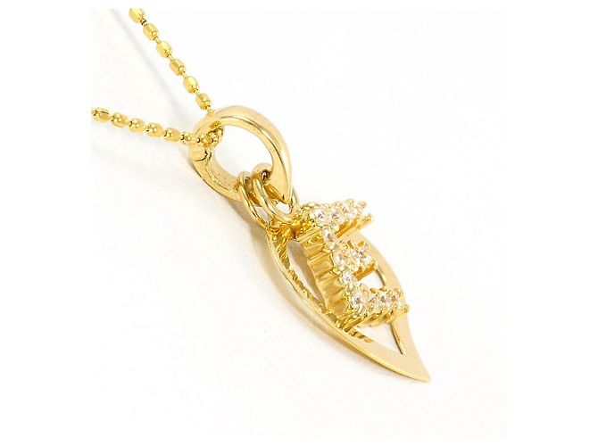 Autre Marque Collana in oro giallo 18K con zircone cubico D'oro - vista 2