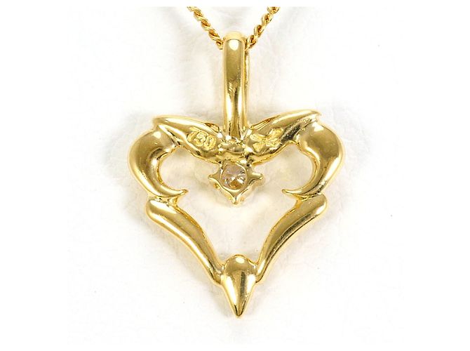 Autre Marque Collana in oro giallo 18K con diamante D'oro - vista 3