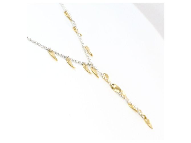 Autre Marque Collana in oro 18K bianco e giallo D'oro - vista 2
