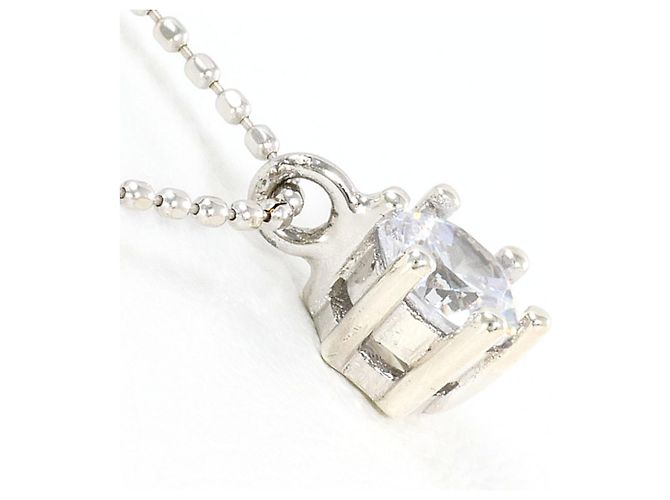 Autre Marque Collana in oro bianco 18K con zircone Argento D'oro - vista 2