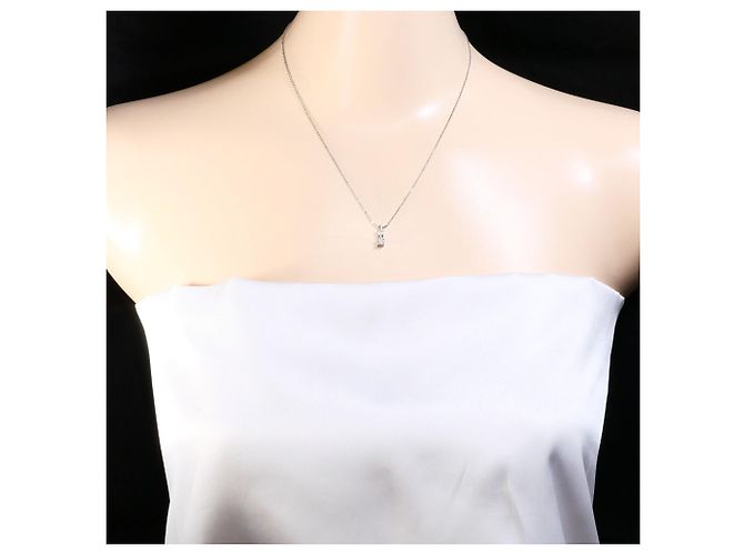 Autre Marque 18K Weißgoldkette mit Diamant Golden - Ansicht 5