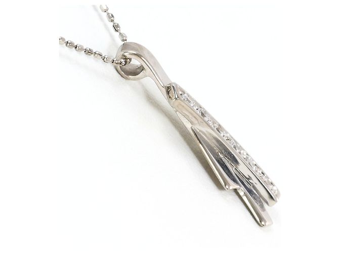 Autre Marque Collana in oro bianco 18K con zircone cubico D'oro - vista 2