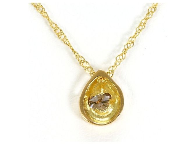 Autre Marque Collana in oro giallo 18K con diamante marrone D'oro - vista 3