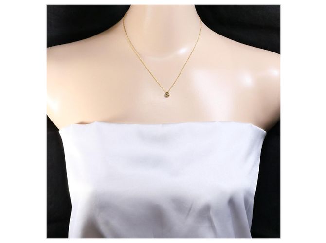 Autre Marque Collana in oro giallo 18K con diamante marrone D'oro - vista 5
