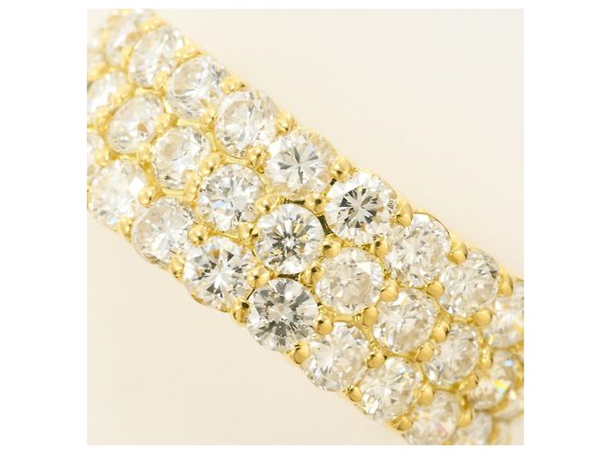 Autre Marque 18K Gelbgold-Ring mit Diamanten Golden - Ansicht 2