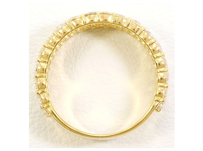 Autre Marque 18K Gelbgold-Ring mit Diamanten Golden - Ansicht 3